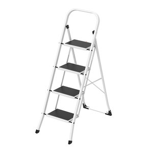 GS/EN14183 Approved European Standard <strong>Portable</strong> Stainless Steel 2-4 <strong>Step</strong> Stepping Ladder Folding <strong>Step</strong> Stool for Home Use - Product Image 1