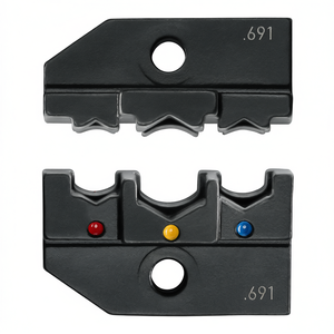 Matriz de crimpado para conectores PIDG aislados tamaño 691 con indicadores de color - Product Image 2