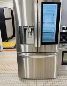 608l American Style Frost Free Side <b>Refrigerator</b> Ice Maker Water Dispenser Outdoor Solar Gas Energy Efficient 99568867 608l - Product Image 1
