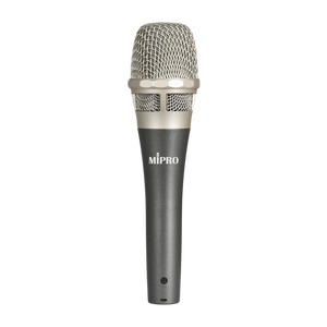 ไมโครโฟนคอนเดนเซอร์แบบซูเปอร์คาร์ดิโอด์ MIPRO ระดับมืออาชีพ สำหรับร้องเพลง พร้อมคุณสมบัติการรับเสียงสูง (SPL) และป้องกันเสียงรบกวน ไมโครโฟนแบบมีสาย - Product Image 1