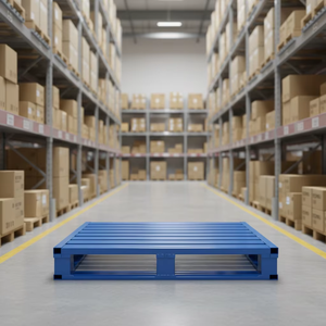 Palette métallique robuste FinePunch à 5 couches avec revêtement en poudre MS - Product Image 1