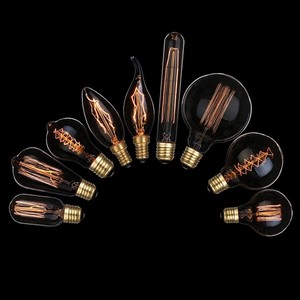 Bóng đèn <span class=keywords><strong>LED</strong></span> Edison trang trí kiểu cổ điển, thiết kế tròn màu hổ phách trong suốt, kiểu dáng <span class=keywords><strong>G125</strong></span> <span class=keywords><strong>E27</strong></span> tùy chỉnh - Product Image 3