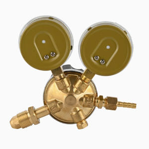 Kit de soudage et de découpe de style américain, dispositif de réduction de pression tout en cuivre, manomètre d'oxygène CGA540, régulateurs de pression CGA510 - Product Image 1