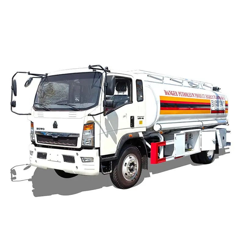 Sinotruk Howo nuovo o usato 12000 litri 3000 gallone di capacità di olio Diesel serbatoio di carburante camion cisterna per la vendita