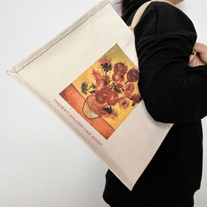 Bolso de mano de lona para playa, pintura de personalidad, bolsos y bolsos generales para el hogar para mujer, bolsos de compras reutilizables - Product Image 5