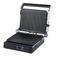 Presse à panini numérique LCD, ouverture à 180 degrés, surface antiadhésive, plaque amovible, appareil à sandwich électrique, usage domestique, 2000W, 1