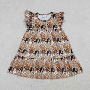 Vestido con Volantes para Niñas Pequeñas, Estilo Universitario, para Equipos de Fútbol, Moda, Venta al por Mayor, Ropa para Hermanas - Product Image 2