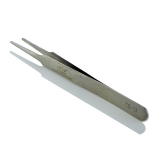 Vetus Tweezers TS-13 Stainless Steel Flat Tip Antimagnetic <b>Precision</b> <b>Tool</b> - Product Image 4