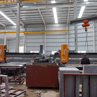 Scie à pont automatique JULUN pour la découpe de dalles minces de granit dur, marbre et quartz – Machine de découpe sur mesure, motorisée, haute précision
