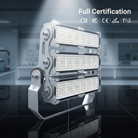 Projecteur LED extérieur asymétrique P45 60°, angle de faisceau 20-120°, IP67, module en aluminium moulé sous pression, CRI 70, garantie 7 ans