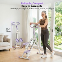 PINJIAN Appareil de fitness multifonctionnel pliable pour la maison, simulateur d'escalade stationnaire, machine d'escalade aérobie