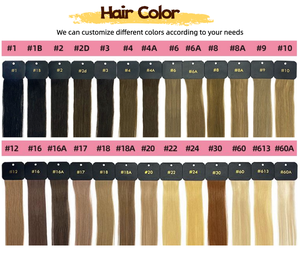 Perruques en cheveux humains Remy européens de qualité salon, couleur blonde avec mèches, cuticules alignées, dentelle HD transparente, sans colle, pour femmes blanches - Product Image 6