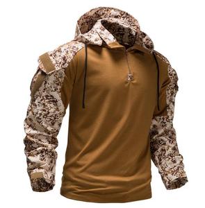 <span class=keywords><strong>T</strong></span>-<span class=keywords><strong>Shirt</strong></span> sportiva da esterno a maniche lunghe oversize ad asciugatura rapida all'ingrosso <span class=keywords><strong>con</strong></span> <span class=keywords><strong>cappuccio</strong></span> <span class=keywords><strong>T</strong></span>-<span class=keywords><strong>Shirt</strong></span> mimetica da <span class=keywords><strong>uomo</strong></span> <span class=keywords><strong>con</strong></span> Zip a un quarto - Product Image 4