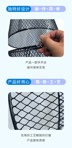 Métal <span class=keywords><strong>Écrevisse</strong></span> Anguille Crevette Crevette Crabe Drop Net Pot Homard Cage Torpille <span class=keywords><strong>Écrevisse</strong></span> Piège Heavy Duty Acier Maille De Pêche - Product Image 6