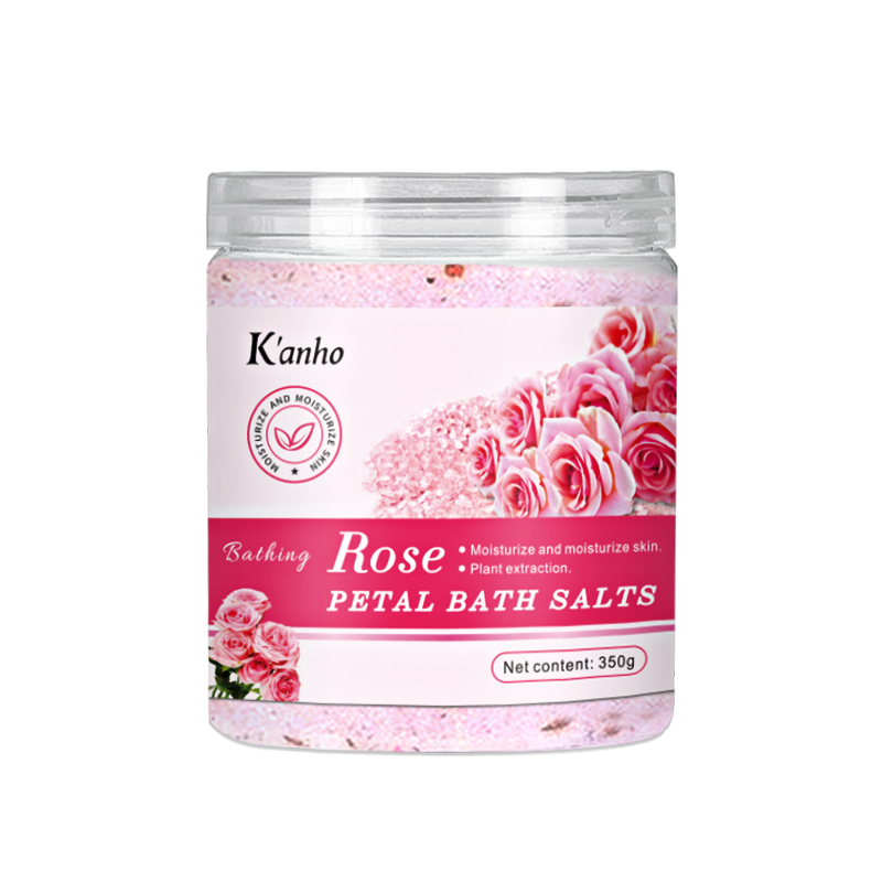 Kanho Rosa banho sal Himalaia oceano Natural sem irritação Relaxe banho Epsom ervas sal marinho