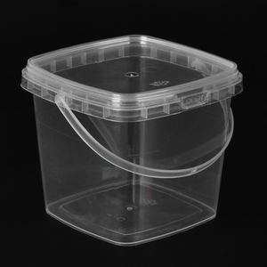 1L 1.5L 2L công suất lớn vuông cấp thực phẩm PP trái cây tươi đồ uống container rõ ràng nước ép trái cây bong bóng xô ly - Product Image 1