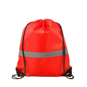 Sac à dos de sport promotionnel de luxe <span class=keywords><strong>grande</strong></span> capacité, recyclé, portable, imperméable et réfléchissant avec cordon de serrage - Product Image 2
