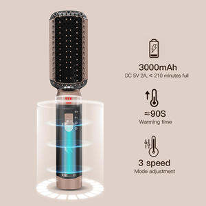 Venta caliente conveniente recargable voluminizador <span class=keywords><strong>moldeador</strong></span> eléctrico rizador <span class=keywords><strong>de</strong></span> aire alisador <span class=keywords><strong>de</strong></span> <span class=keywords><strong>pelo</strong></span> peine fabricante - Product Image 6