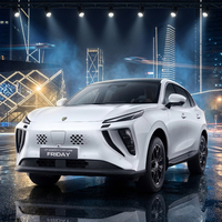 Nouvelles voitures 2026 Dongfeng Forthing Friday REEV, intérieur sombre, climatisation automatique, écran tactile, système d'infodivertissement, voiture hybride