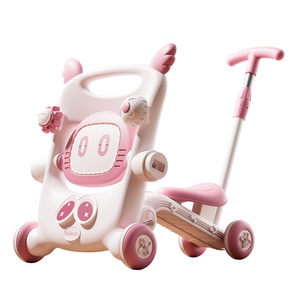 Marche-bébé en plastique pour nourrissons et tout-petits, anti-jambes en O, anti-renversement, pliable, capacité de charge 10 kg - Product Image 1