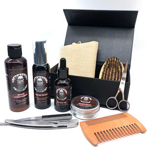 Huile à <span class=keywords><strong>barbe</strong></span> biologique pure personnalisée OEM, label privé, soin sans rinçage, huile de croissance pour hommes, <span class=keywords><strong>kit</strong></span> de soin de la <span class=keywords><strong>barbe</strong></span> - Product Image 1