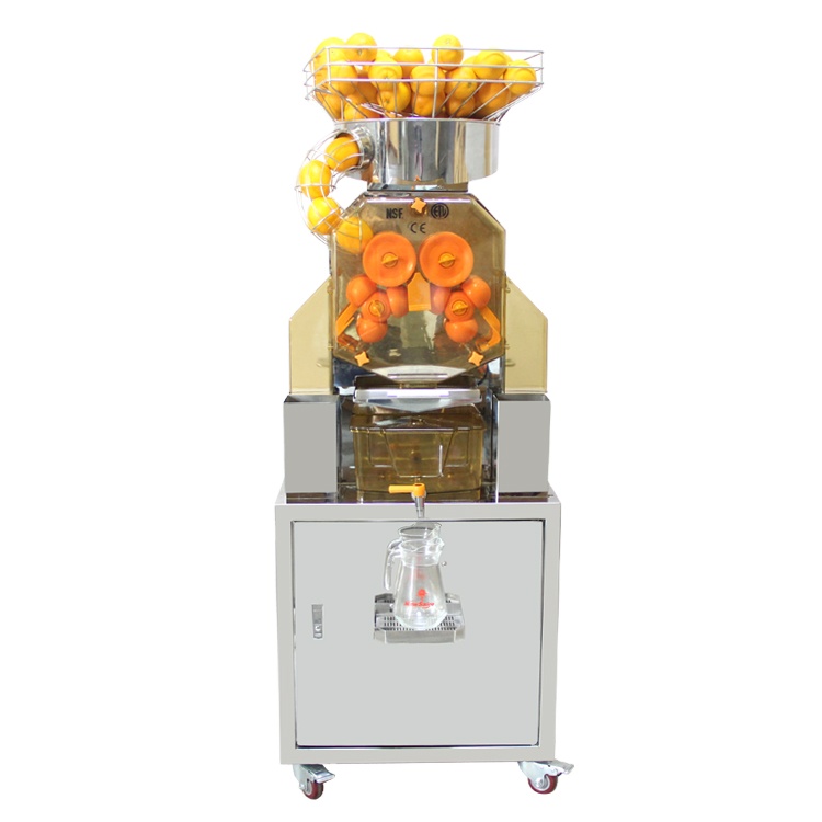 Exprimidor automático comercial de jugo de naranja de alta calidad, máquina de producción de jugo de limón, máquina para hacer jugo de alto rendimiento