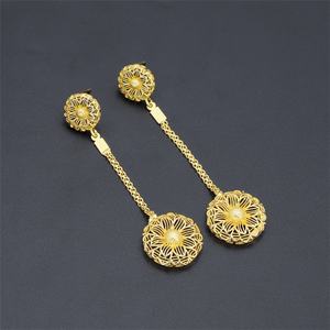 Jxx - Nuevos Aretes de Moda para Mujer, Chapados en Oro de 24K, Joyería de Latón, Precio al por Mayor - Product Image 4