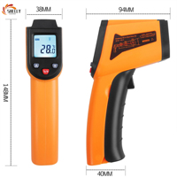 Thermomètre infrarouge numérique XL-Kitchen, thermomètre infrarouge sans contact pour aliments cuits au four, mesure de la température de cuisson