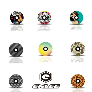 ENLEE 8 Pola Sepeda Batang Cap MTB Road Sepeda Headset Stem Cap 1-1/8 "Garpu Penutup Atas