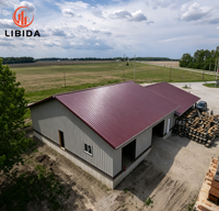 Almacén de Estructura de Acero Galvanizado Prefabricado Personalizado, Nave Industrial Metálica de Gran Envergadura, Edificio de Almacenamiento para Fábrica