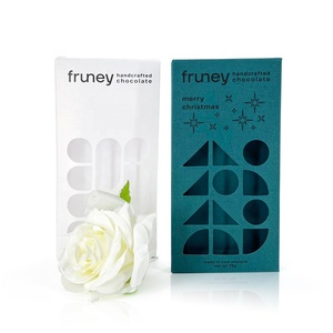 Bán buôn 12 hộp sô cô la bao bì với ngăn và cử<span class=keywords><strong>a</strong></span> sổ đám cưới rõ ràng kẹo Truffle sô cô la thanh giấy Hộp quà tặng tùy chỉnh - Product Image 3