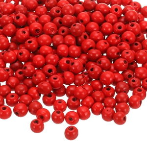 Venta al por Mayor de Accesorios de Madera FAIZA CRAFT FC-8134, Cuentas Sueltas Redondas de Color Natural para la Fabricación de Joyería, Hechas en India - Product Image 1