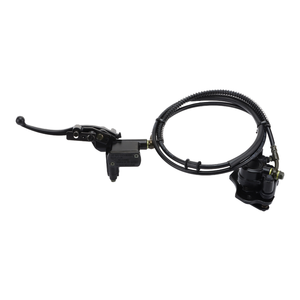 Tuyau de frein universel QDGY en acier tressé pour étrier fixe gauche, pour moto et véhicule électrique, modification de freinage - Product Image 1
