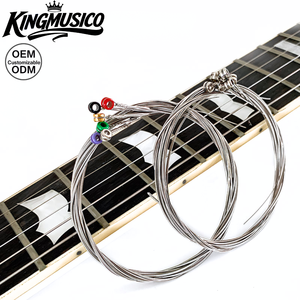 Cuerdas de <span class=keywords><strong>Guitarra</strong></span> de Acero con Alto Contenido de Carbono y Aleación de Níquel OEM Personalizadas, Cuerdas Resistentes al Óxido, <span class=keywords><strong>para</strong></span> <span class=keywords><strong>Guitarra</strong></span> Clásica, Acústica y Eléctrica, Venta al por Mayor - Product Image 2