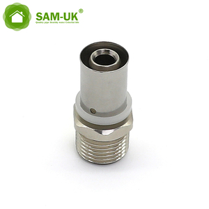 Phù hợp với phụ kiện đồng Pro với nhau thủy lợi khí phù hợp 1/4 <span class=keywords><strong>B</strong></span> 3/4 M <span class=keywords><strong>pex</strong></span> ống đồng Thau nhựa 15mm Metric <span class=keywords><strong>B</strong></span>áo Chí - Product Image 4