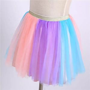 Pafu-Disfraz de conejo de Pascua para niñas, tutú de tul con falda de arcoíris, para fiesta de cumpleaños - Product Image 4