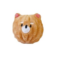 Nouvelle balle jouet pour chien en peluche et TPR, mignonne, en forme d'animal de dessin animé, souple et rebondissante, pour le nettoyage des dents molaires, anti-ennui, interactive, couineuse, vente en gros