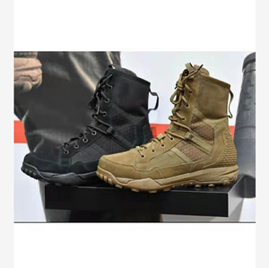 Botas de Entrenamiento TSB4 CN Personalizadas para Exteriores, Transpirables y Ligeras, Color Café Marrón Arena del Desierto, con Accesorios - Product Image 2