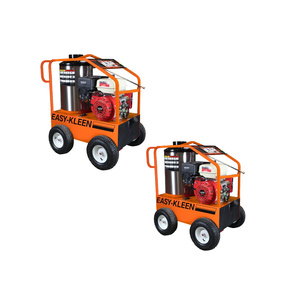 Hidrolavadora a gas y aceite de alta presión para uso comercial avanzado, diseñada para eliminar grasa pesada, suciedad y aceite de camiones y maquinaria. - Product Image 1