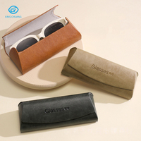 Étui à lunettes carré magnétique fait main pour lunettes de soleil et de vue, avec emballage personnalisé et logo sur mesure
