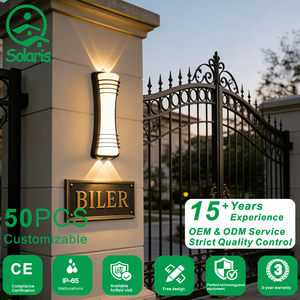 Lámpara <span class=keywords><strong>de</strong></span> Pared <span class=keywords><strong>Exterior</strong></span> LED Impermeable IP65 para Casa, Jardín, Porche, <span class=keywords><strong>Patio</strong></span> - Product Image 1