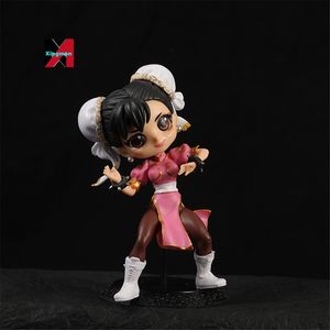 2024 4 Uds 15Cm <span class=keywords><strong>Chun</strong></span> <span class=keywords><strong>Li</strong></span> modelo de dibujos animados lucha callejera PVC figuras de acción juguetes niños niñas muñecas - Product Image 3