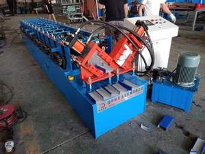 Personnalisé <span class=keywords><strong>U</strong></span> C Angle Métal Goujon Canal Piste Cloison Sèche Profil Lumière Quille Rouleau Formant La Machine c purlin formant la machine - Product Image 5