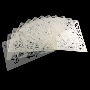 Modello da <span class=keywords><strong>disegno</strong></span> per bambini modello di Stencil Planner di lettere in plastica per diario diario diario Scrapbook materiale PP - Product Image 3