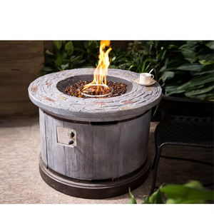 Table ronde extérieure de foyer avec MGO Gas-Friendly pour le divertissement de décorations de jardin - Product Image 2