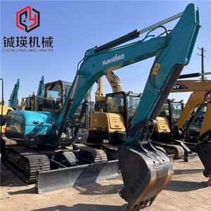 Excavadora Usada Sunward 80E de 8 Toneladas con Pocas Horas de Uso, Motor y Bomba Originales 100% del Almacén de Shanghái, China - Product Image 1