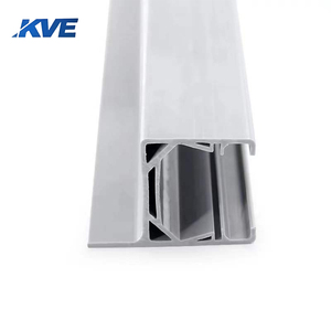 Tùy chỉnh rõ ràng trắng đen gấp đồ nội thất cửa U kênh OEM tùy chỉnh phong cách PVC cửa sổ ép đùn nhựa hồ sơ - Product Image 2