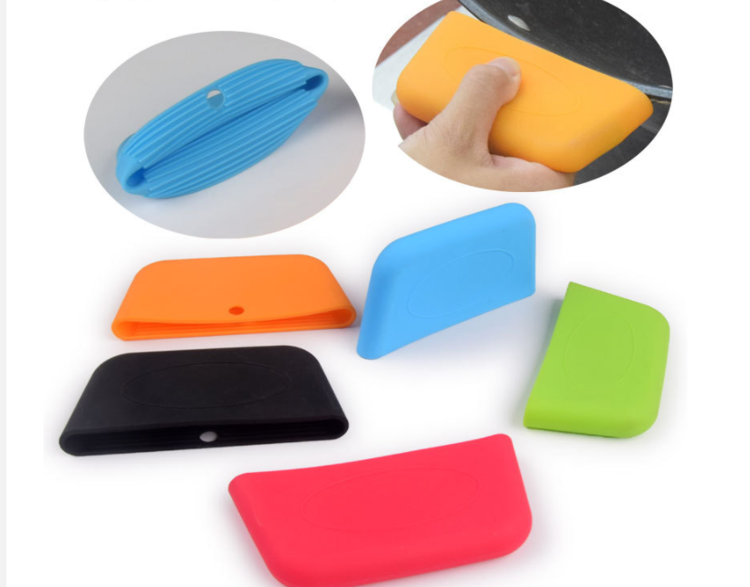 Кухонные аксессуары, термостойкий нескользящий Силиконовый Держатель для вспомогательной ручки, чугунная ручка для кастрюли