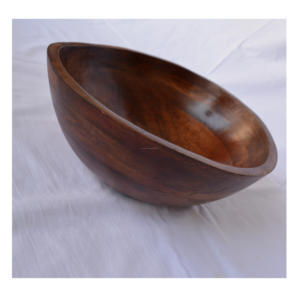 Tazones de Madera Desechables Ecológicos Hechos a Mano y Personalizados, Vajilla Moderna de Madera Pulida para Restaurantes, Ensaladas de Frutas - Product Image 6