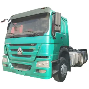La Chine a utilisé des camions de tracteur de la tête 6x4 Howo371 de camion de HOWO 400hp 10 roues à vendre avec 10 pneus
